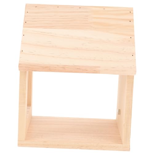 FONDOTIN 小鳥の巣箱 屋外用ペットバード用給餌器 インコや小型鳥の繁殖と休息になデコレーションハウス