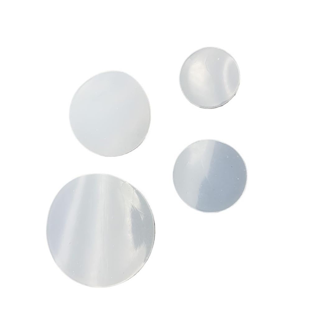 20 Piezas Hojas goma silicona, almohadillas redondas macizas 0.5-6mm juntas