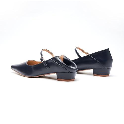 Image of C.Paravano Women's Pumps | Mary Jane Flats | Low Heel Dress Shoes | Convertible Heel Shoes