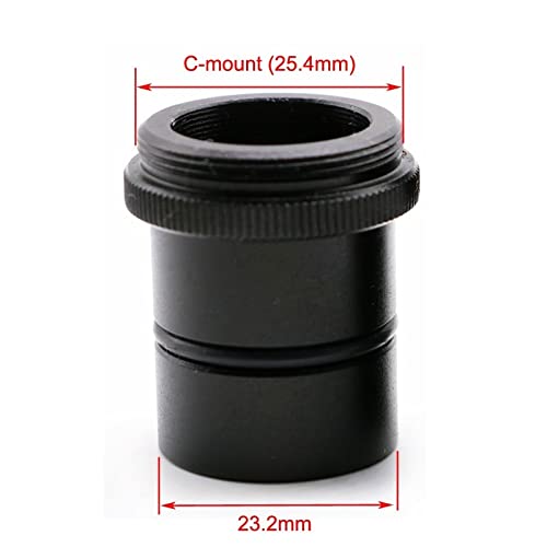 Microscope 23.2mm 30mm 30.5mm 1.25 Inch to C Mount Telescope Adapter(23.2mm)