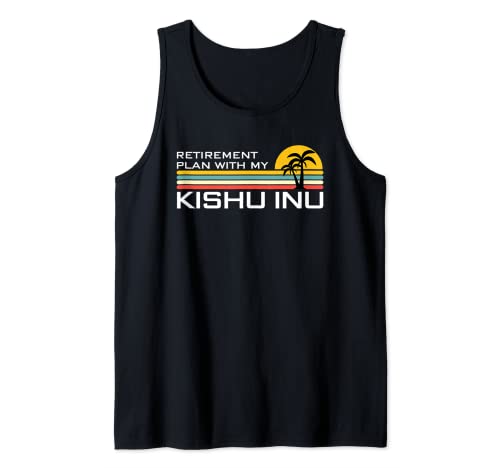Kishu Inu Retirement Plan Camiseta sin Mangas