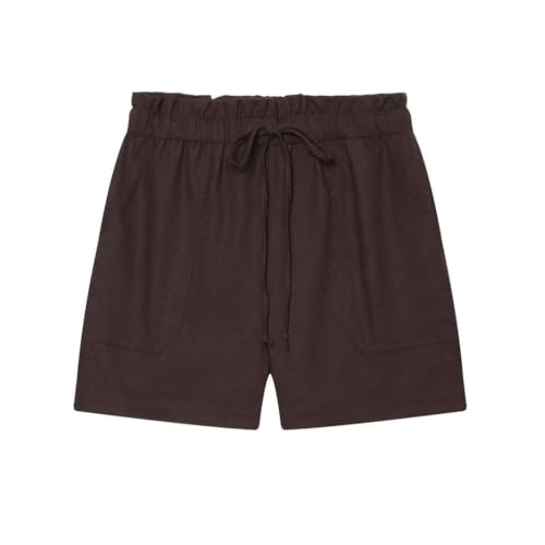 Conjunto de lino de dos piezas casual para verano de mujer