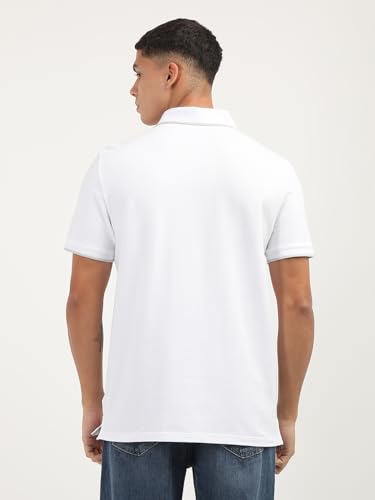 Image of Calvin Klein Men's Liquid Touch Polo Stripe with UV Protection