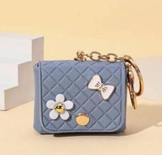 جراب رائع لسماعات علي شكل حقيبة صغيرة أنيقة رائعه، مصنوعة من الجلد الصناعي عالي الجودة ومستورد