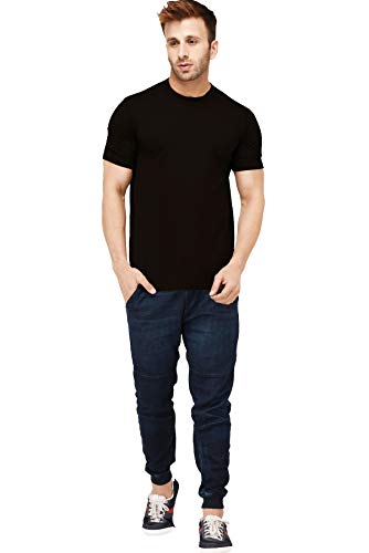 Buy New Trends Collection Men's Regular Fit T-Shirt Black - Image 6