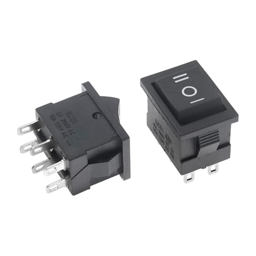 Interruptor basculante KCD1 de 6 pines y 3 posiciones para barcos 3