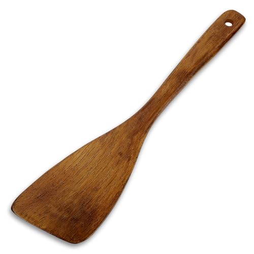 1 PCS Flat Wooden Spatula Wooden Turner Spatula Kohl Wood Spatulas Wood Wok Spatulas Flat Spoons for Cooking Premium Non Stick Cooking Utensil Angled for Gifting -  Xinjoduz, 630161_1_QfjnPA6G