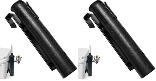 Cooler Fishing Rod Holder, Wall Mounted Fishing Pole Holder, Fishing Rod Rack Compatible with YETI Coolers and for RTIC Coolers, Cooler Accessory, Medium, Black image 5