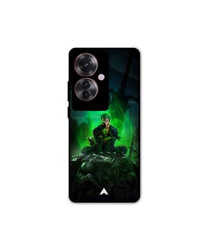 Image of Premium Anime 1 Case for Oppo Reno 11F (Glossy Finish) Soft-Touch Metal TPU Back Cover, Shockproof, Designer, Aesthetic Mobile Phone Case