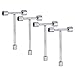 HARFINGTON 4pcs 3-Way Wrench, 12mm 14mm 17mm Socket T Handle for Repairing Bicycle, Automobile and DIY