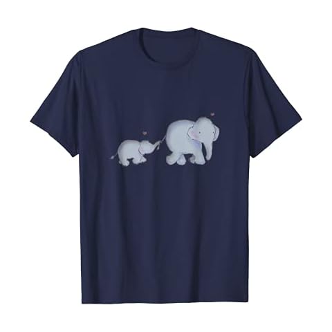 T-Shirt Maman et Bébé Éléphant - Citoyens du Monde Cover