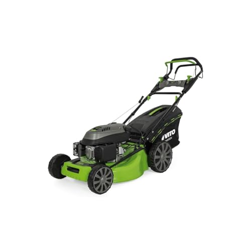 VITO Garden Cortacésped de Gasolina con tracción a Gasolina, Easy-Start, cortacésped 4 en 1, Gasolina de 4 Tiempos, 4,2 kW, Ancho de Corte de 53 cm