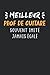 Meilleur prof de guitare souvent imité jamais égalé: Carnet de notes prof guitare humour - 110 pages lignées - cadeau original professeur de guitare drôle