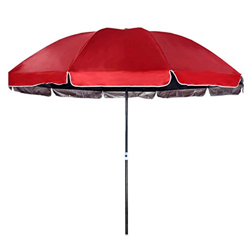 Tissu Oxford épais anti-UV pour ce parasol de table de jardin robuste à manivelle