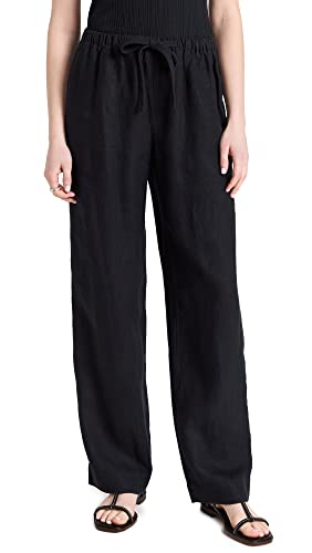 Vince Women's Mid Waist Tie Front Pull On Pants