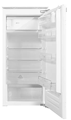 Bauknecht KSI 12GF2 Einbau-Kühlschrank mit Gefrierfach (Nische 122) / Gesamtnutzinhalt: 189 Liter/ Abtauautomatik im Kühlteil/Elektronische Steuerung über LED Display/Elektronische Temperaturregel