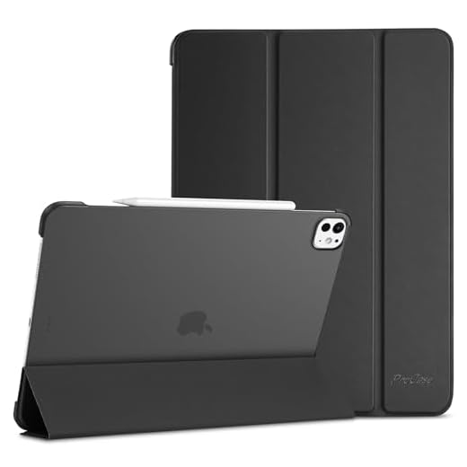 ProCase for iPad Pro 13 Inch Case M5 2025/ M4 2024 -Black