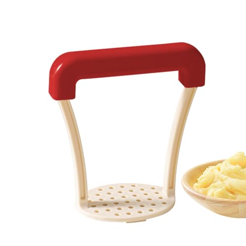 Maja de puré de patatas - Maja de patatas,Triturador ergonómico antiadherente apto para lavavajillas con mango antideslizante de 13 cm para presionar aguacates y hornear en la cocina