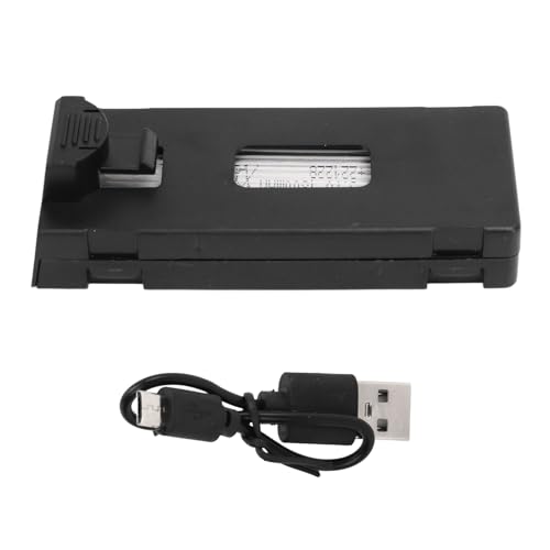 RiToEasysports RC Drone Battery, Micro USB Charging Replacement Lithium Polymer Battery 1800mAh 3.7V for Drone Enthusiasts Aerial Photography Outdoor Flying Recreational Use