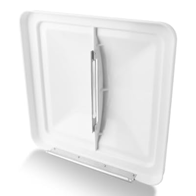 WKZO 14" RV Vent Covers for Roof,Universal Vent Lid Replacement for Camper RV Trailer Motorhome, White 1 Pack
