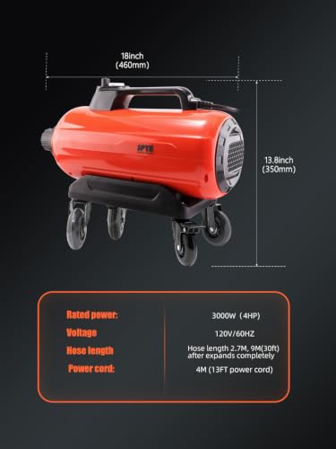 SPTA Air Cannon Car Dryer Blower