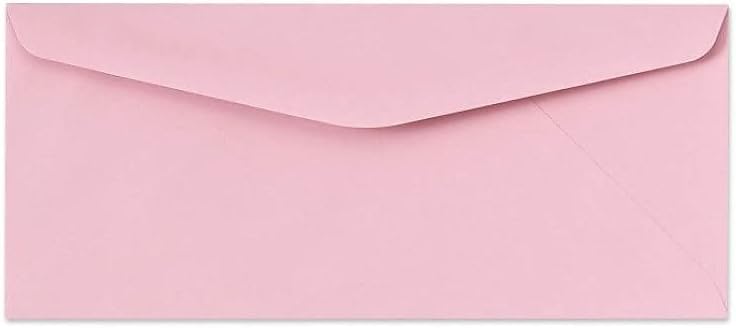 LUXPaper #9 Business Envelopes | Commercial Flap | Security Tint | 3 7/8" x 8 7/8" | White | 24lb. Text | 250 Qty