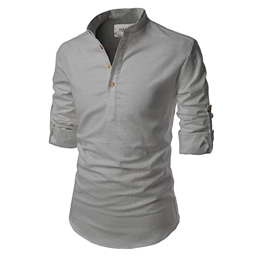 Cotton 4 Button Kurta For Men