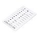 Chore Chart Memo Boards, Detachable PVC Message Board Chore Chart Checklist Board DIY Home Travel Planning Reminder Chart(My Chores)