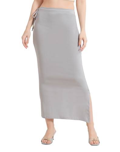 Image of TRASA Womens Saree Shapewear Petticoat, Cotton Lycra Petticoat, Skirts for Women, Shape Wear Dress for Saree