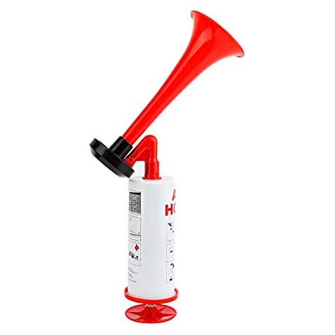 Hand Held Air Horn - Horn Loud Noise Maker , Signal Gas Horn Handheld Air Horn Pump Loud Sound Hand Held Signal Horn for Sports Events Camping Car Marine Boat Safety Fire Alarm Cover