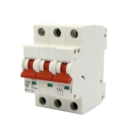 Disjoncteur miniature tripolaire MK7-63 de précision avec affichage LED