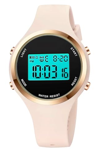 Image of XCZAP Outdoor Sport Watches Alarm Clock Waterproof LED Digital Watch (O-Off White-01)