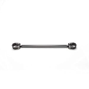 Barre transversale réglable en aluminium pour guidon de moto – 22 mm – Pour Dirt Pit Bike Titane