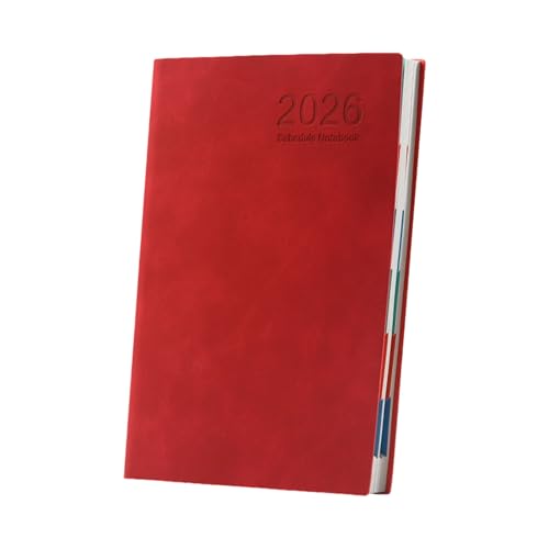 Agenda semanal 2026, agenda de trabajo de oficina, agenda de 365 días, cuaderno de planificación mensual, suministros escolares y de oficina