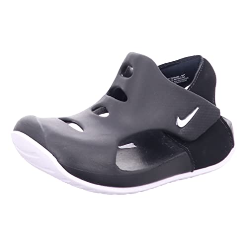 Nike unisex-child Sunray Protect 3 sandal,Black/White 7 Toddler