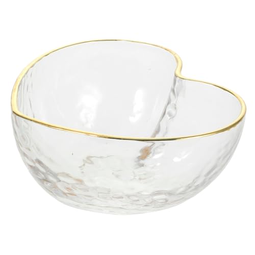 TOPBATHY Ciotola Trasparente Forma di Ciotola da Dessert e Insalatiera per Servire Frutta Snack e Verdure per Feste e Uso Quotidiano