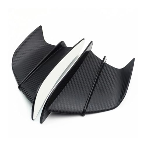 Carénage moto latéral anti-vibration avec kit aileron en carbone brillant pour stabiliser le flanc