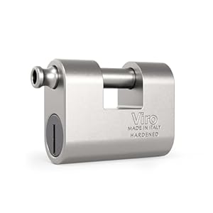 Viro Euromonolith Vorhängeschloss mit Stahlsockel