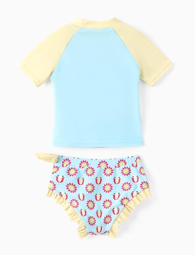 Image of Disney Princess Frozen Marvel Elsa Minnie Toddler Girl Swimsuit Tankini Bathing Suit 2 Piece Swimwear UPF 50+ Rashguard