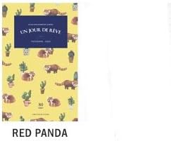 Iconic Design Pocket Note Grid Red Panda