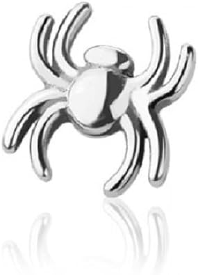 14GA Implant Grade Titanium Internally Threaded Spider Dermal Anchor Top