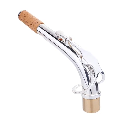 Accessori Kit per sassofono Sassofono E-piatto Argentato Collo Piegato Tubo Piegato Tubo Forte Collo Sassofono Accessori Universali