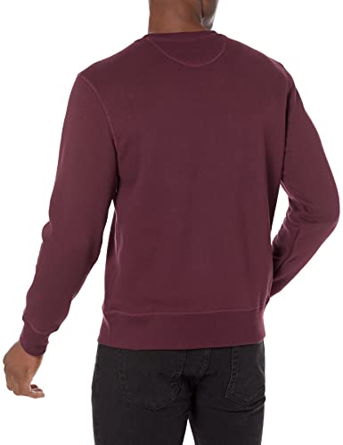 Amazon Essentials Men's Fleece Crewneck Sweatshirt (Available In Big & Tall), Burgundy, X-Large #TOP1