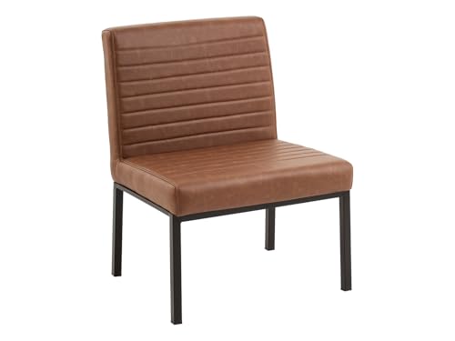 Woodkings XXL Stuhl Wingston | Schwerlaststuhl bis 250kg I Kunstlder I ideal für Esszimmer, Büro, Wartebereich | Stabil (Hellbraun)