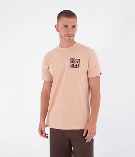 T-Shirt Homme Hurley Reless 99' Noir en Coton Coupe Regular