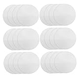 Alipis 300pcs Round Qualitative Laboratory Filter Paper Circles Fast Filtration Oil Absorption for Chemistry Lab Water Analysis Industrial Use Educational White