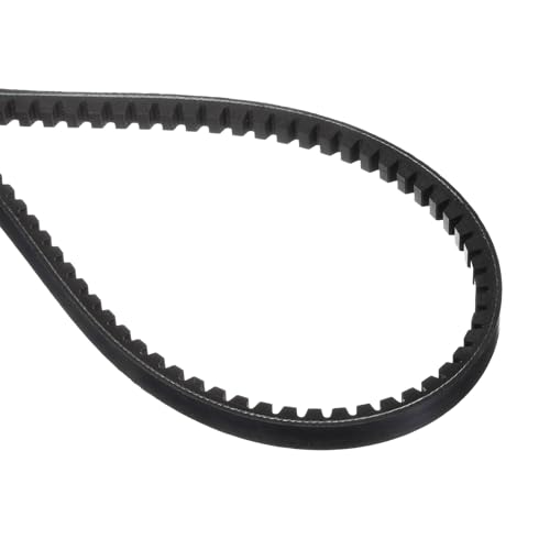 uxcell BX34 EPDM V-Belt, Raw Edge Cogged Industrial Rubber V Belt 0.67" Width x 34" Inside Circumference