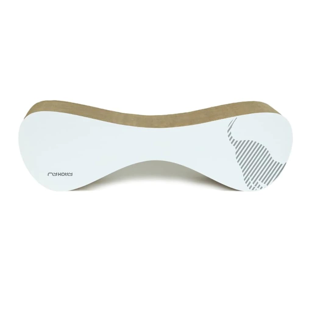 myKotty: Rascador Gato Carton Reversible para Dormir y divertirse - Tapete Corrugado portátil Hecho a Mano - Cama de cartón Horizontal de Doble Cara y no tóxica Muebles para Mascotas Vigo