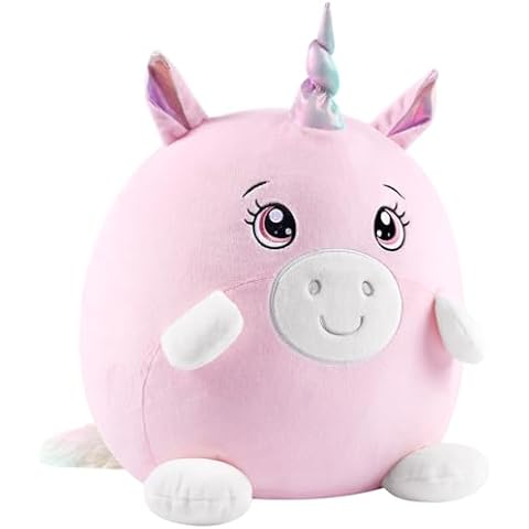 GAGAKU 30cm Pink Unicorn Plush Pillow Toy Cover