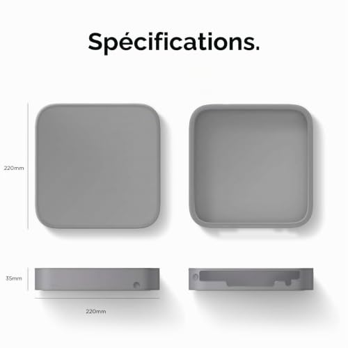 Étui en silicone elago pour Mac Mini 2018 gris foncé - 7
